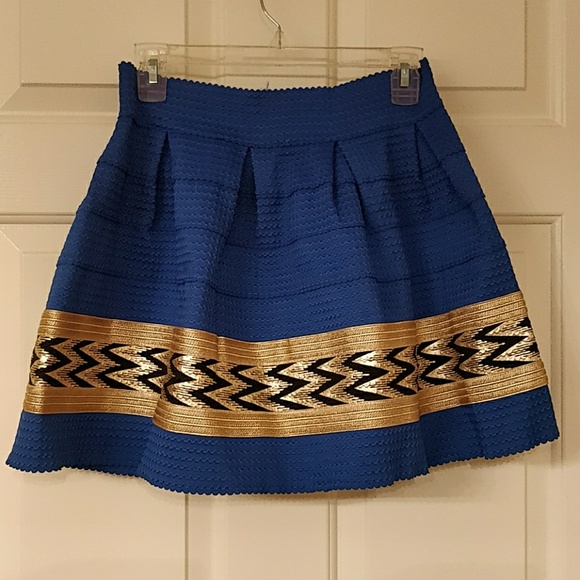 dulce Corola Dresses & Skirts - Cute blue and gold skirt!